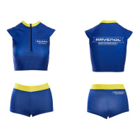 Комплект (топ с коротким рукавом+шорты) для грид-герлз RAVENOL "Stripes" (полоски)