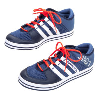 Кроссовки ADIDAS, с логотипом RAVENOL, цвет темно-синий.