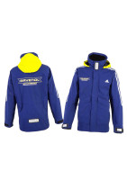 Куртка 2 слоя мужская удлиненная синяя ADIDAS с логотипом RAVENOL