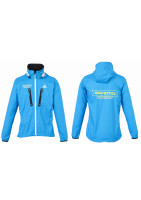 Куртка женская 2,5 слоя голубая ADIDAS с логотипом RAVENOL