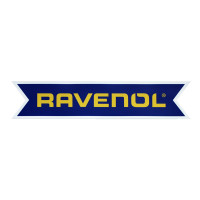 Наклейка RAVENOL цветная желтый/синий с обводкой