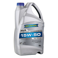 Моторное масло RAVENOL HVP 15W-50 для автомобилей с большим пробегом