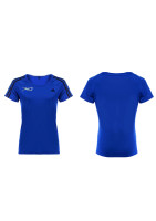 Футболка женская синяя ADIDAS с логотипом RAVENOL