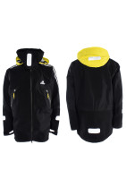 Куртка унисекс черная, капюшон желтый ADIDAS Gore-texразм