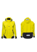 Куртка укороченная женская желтая, капюшон желтый ADIDAS Gore-tex